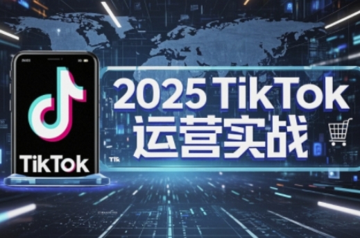 2025TikTok电商运营，掌握TikTok店铺运营核心技巧，实现低成本高转化-网创在线