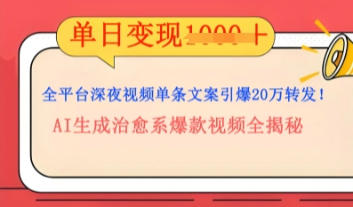 全平台深夜文案新风口：DeepSeek生成百万播放量金句，治愈系内容涨粉速度快4倍-网创在线